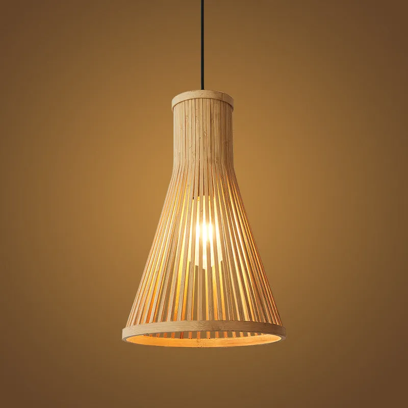 Hand-woven Rattan Chandelier