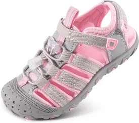 Stelle Boys Girls Sport Water Sandals Kids Summer Outdoor Beach Hiking Closed-Toe Athletic Shoes for Toddler/Little/Big Kids