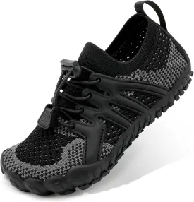 Stelle Girls Boys Water Shoes Aqua Socks with Adjustable Laces Quick Drying Beach Sports Non Slip Swimming Hiking Shoes