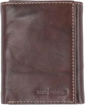 Steve Madden Men's RFID Trifold Wallet with Id Window