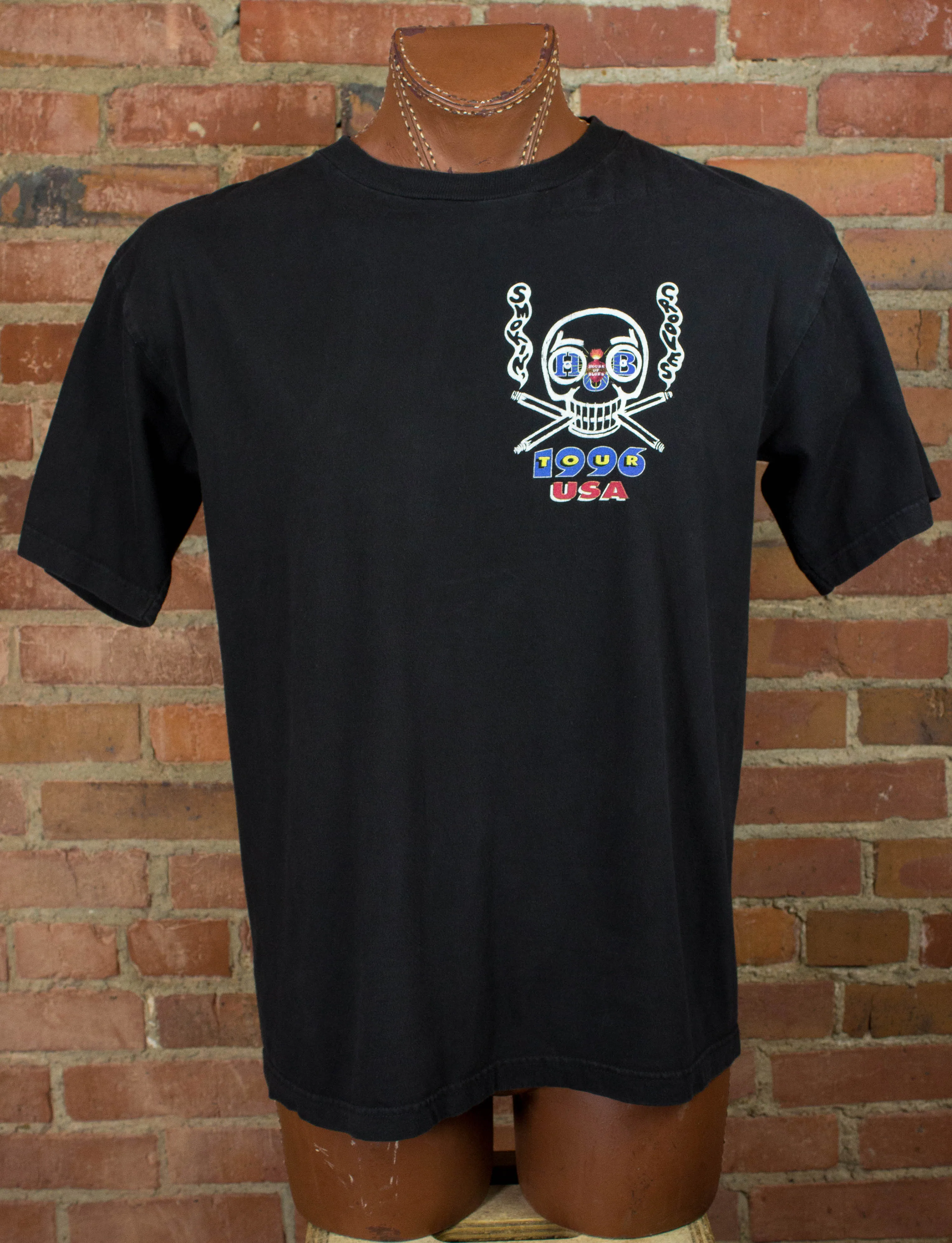 Vintage Smokin Grooves 1996 Tour USA Rap Tee Concert T Shirt Large